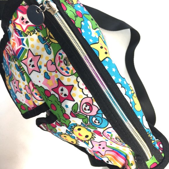 Cartoon  Rainbows Stars Suns Purse Lunch bag EUC - Picture 8 of 11